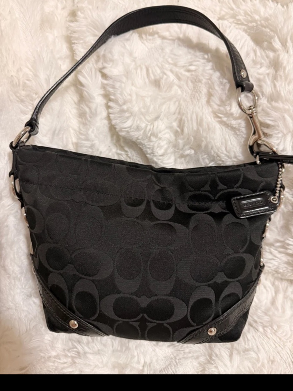 Coach Black Mini Carly
